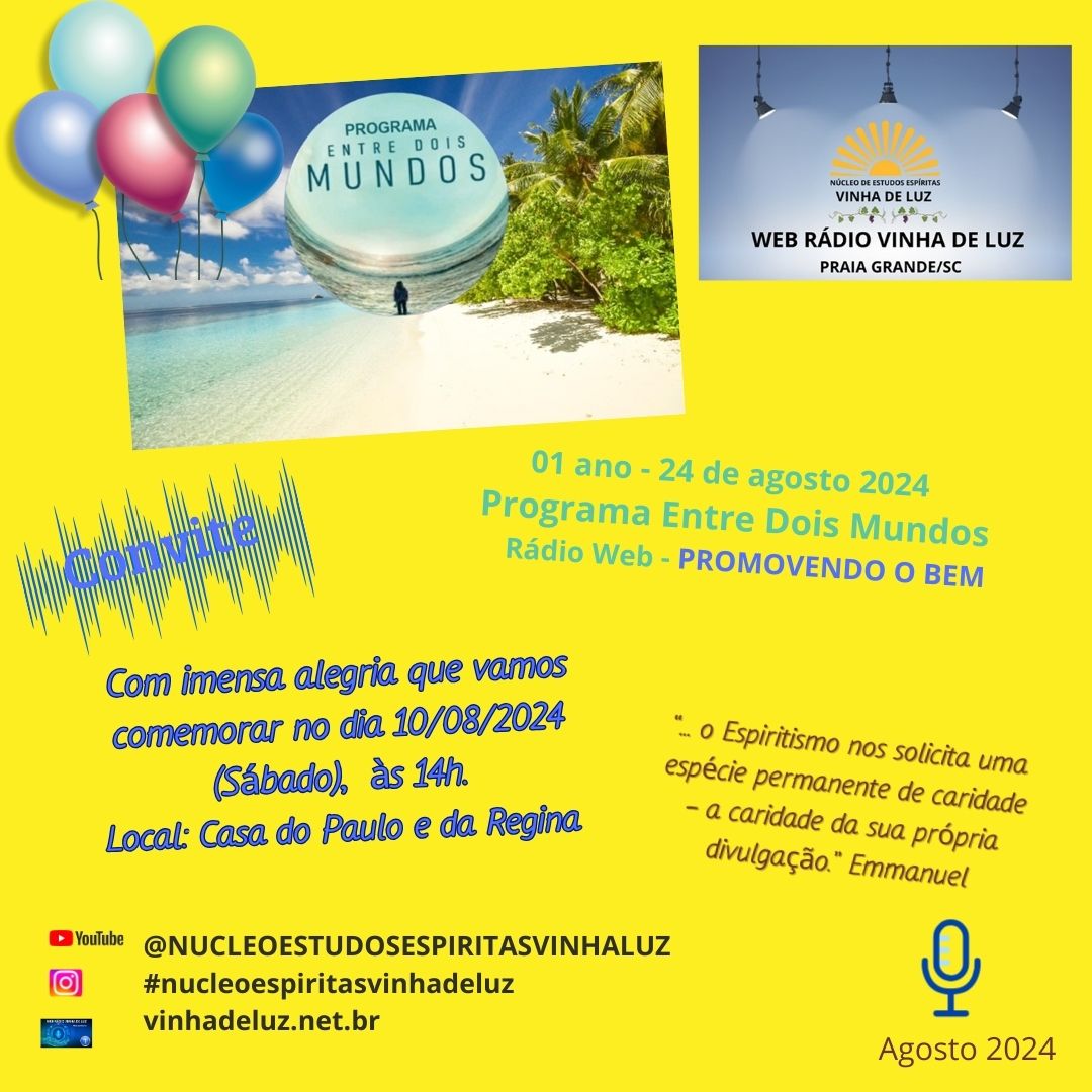 COMEMORAÇÃO 1º ANO DO PROGRAMA ENTRE DOIS MUNDOS